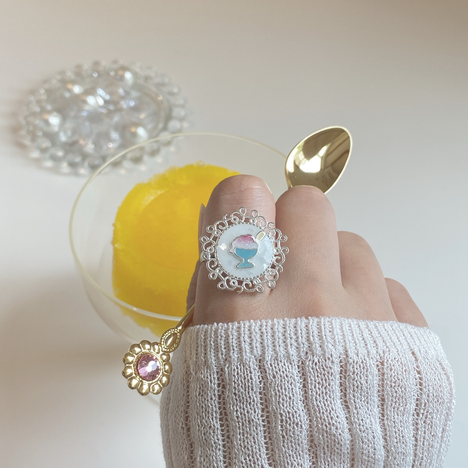 Kirks Folly カメオ風モチーフ アクセサリーセット Kirks Folly カメオ風モチーフ アクセサリーセット カメオ風リング