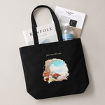 Journey with you.｜海が好きなネコ｜キャンバストートバッグ / 送料無料