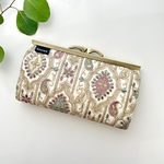 インド刺繍の上品ウォレット　長財布　Sサイズ