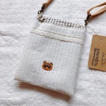 ポシェット たぬき刺繍
