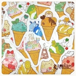 Wonderful ice cream!!【フレークシール】