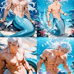 新作  Mermaid Paradiseステッカー 56種類 各3枚 168枚フルセット 