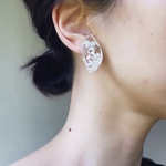 お米のまあるみスタッドピアス/イヤリング