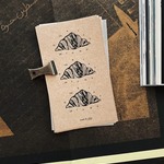 ★8月新入荷★[羊君somesortof.fern] [YJ-097] 🥐🥐🥐 Trios Croissant  M5 コラージュ リフィルメモ(2柄計30枚入)