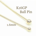 高品質 K16GP ボールピン ボール1.6mmタイプ