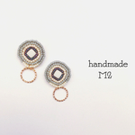 シンプル♡淡いカラーのビーズ刺繍