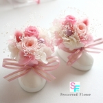 ☆ベビーシューズDXピンク【プリザーブドフラワー】パステルカラーの薔薇【ブリザードフラワー】結婚祝いウエディング結婚式プリザ出産祝いギフト誕生日サプライズ結婚祝い退職祝い激安 クリスマス