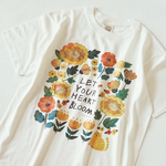 【名入れ】ひまわり花畑のTシャツ｜手描きアート｜リンクコーデ・おそろい｜キッズ80cm〜大人XXXL