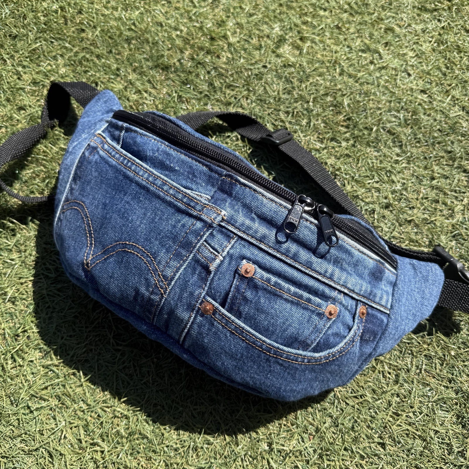 デニムリメイクbody bag - denimworks8made | minne byGMOペパボ 国内