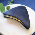 ★sandm様用オーダー作品-黒檀のバンスクリップLサイズ（コクタン）横幅9.4cm