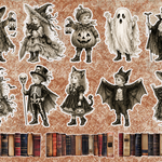 HalloweenNightコラージュシート/デザインペーパー