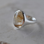 Rutile Quartz Silver Ring ルチルクォーツ シルバーリング
