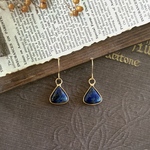 ꫛᥱꪝ ✨ラピスラズリのトライアングルピアス