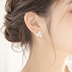 New✧︎《選べるカラー24色》 パール ビジュー ピアス/イヤリング
