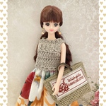 ジェニーちゃん　服・小物4点セット　ハンドメイド品　no.207