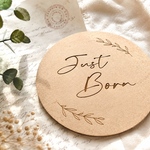 【大人気】木製　Just Born レターバナー ニューボーンフォト 赤ちゃん　送料込み