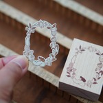 ★8月新入荷★[森空Ivy Snow] [SK-026] Whispering Garden Frame スタンプ(1個入)