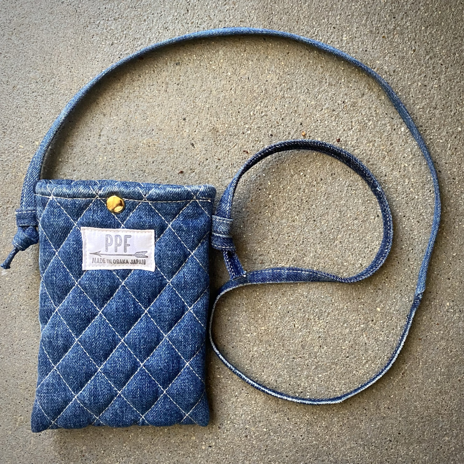 PPF ORIGINAL VINTAGE DENIM QUILTING MINI SACOCHE ②