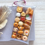 どうぶつパンいっぱい ミニチュアパンのポーチキーホルダー｜パン雑貨・バッグチャーム