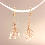 花束 ピアス☆ 小枝シリーズ