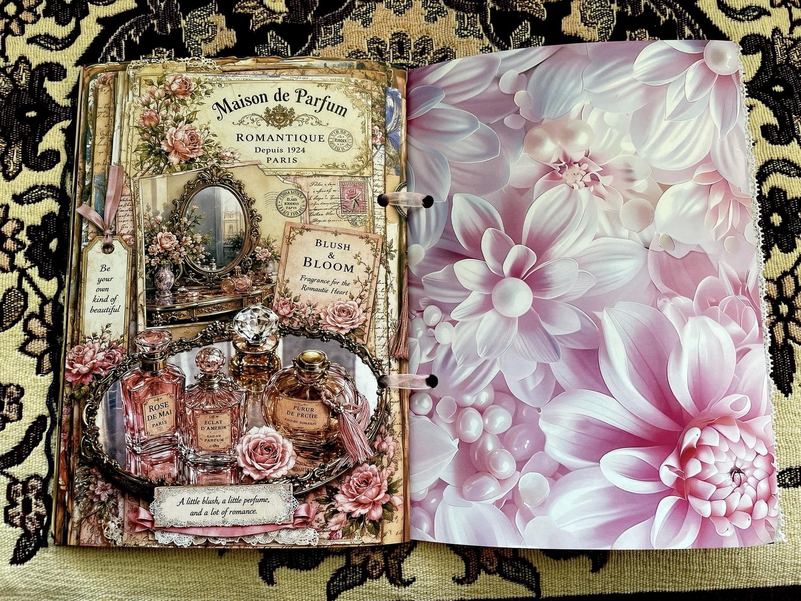 薔薇とレースのジャンクジャーナル・雑記帳　My Family♡ 薔薇とレースのジャンクジャーナル・雑記帳 My Family♡ 薔薇とレース