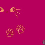 yuka***様オーダー品　あくび猫シリーズ　ポーチ