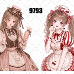 original sticker « no.9793 »     //     人物ステッカー オリジナルステッカー オリジナル人物ステッカー ステッカー cotton melody