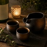 備前柄　酒器ギフトセット　父の日・ 母の日・敬老の日 日本酒　冷酒　梅酒　お酒/備前