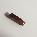 本革バレッタ《こげ茶》