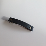  本革バレッタ《グレー》