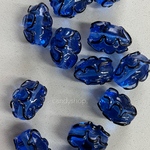 frill  blue    ランプワークビーズ 