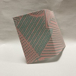 [超軽量】懐紙入れ 刺繍レース空色