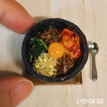 受注製作:ミニチュア【石焼ビビンバ】（観賞用）