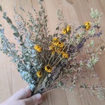 庭の草花で作ったドライフラワー花材詰め合わせセット　スワッグ　リース　レジン　ハーバリウム　そのまま飾っても◎ハーブたっぷりセット