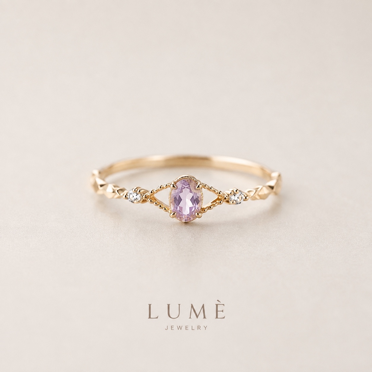 0.3ct ラボグロウンダイヤモンド リング｜マーキスカット・S925 