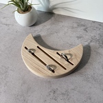 マルシェ用リング什器｜木製アクセサリーディスプレイ｜リングスタンド｜アクセサリー作家向け什器