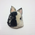 purin様確認用 動物 ポンポンブローチ うさぎさん
