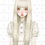 【B-206】　人物ステッカー