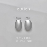 フラット加工