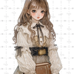 【B-217】　人物ステッカー