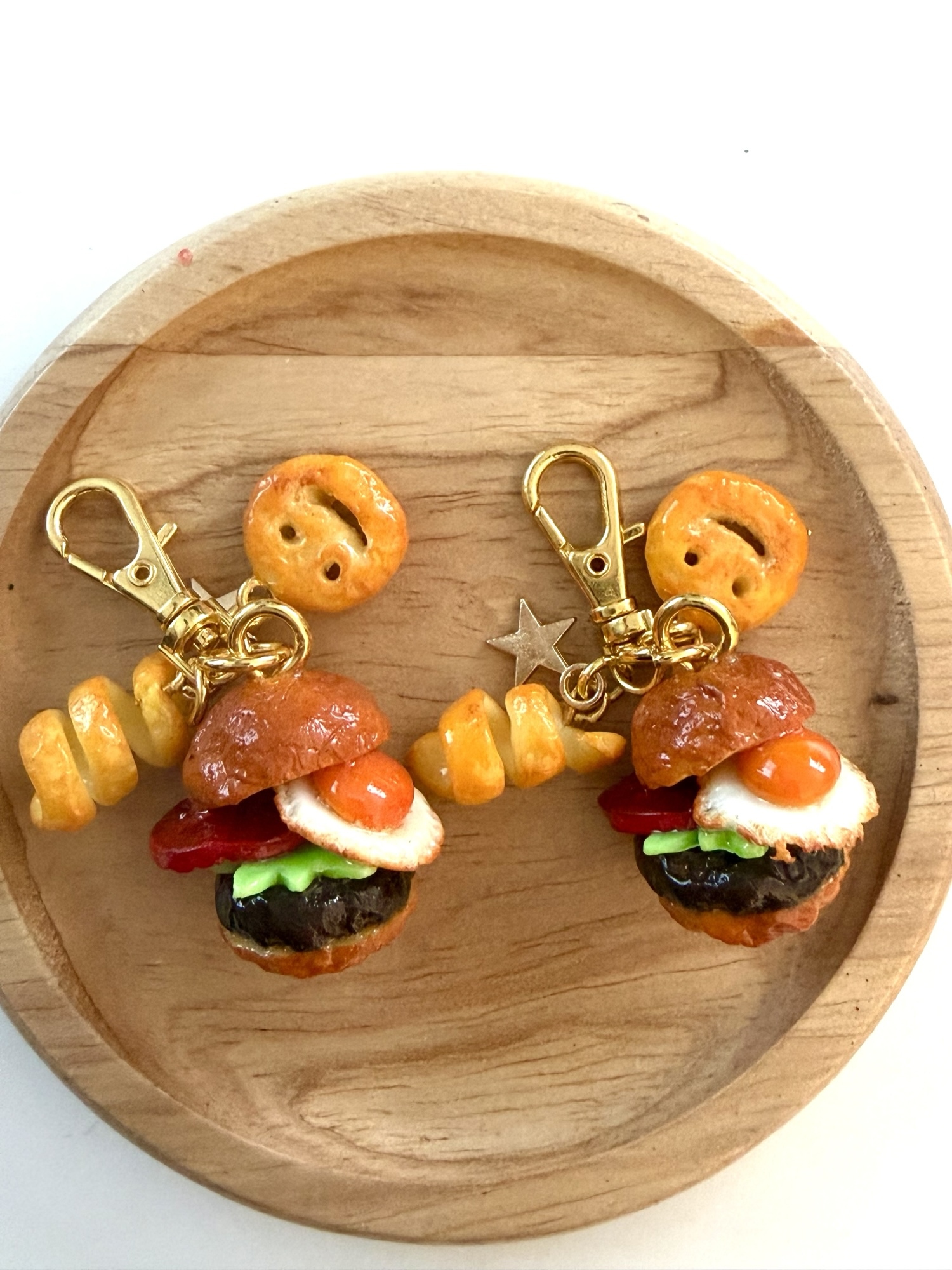 食品パン オムレツ チャーム フェイクフード ミニチュア フェイク
