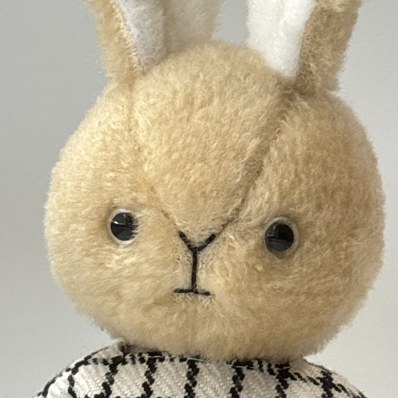 デニムのうさぎくん。ハンドメイド ぬいぐるみ アーティストベア