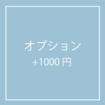 オプション　+1000円