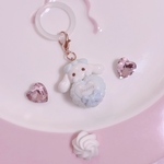 しゅがうさクッキーめじるしチャーム🐰水色