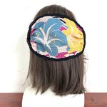 アンティーク着物のボンネ （ヘアアクセサリー）ビッグサイズ　百合④