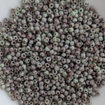10g　約2×2mm黄緑ボヘミアンスタイルガラスシードビーズ