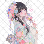 no.  808オリジナル人物ステッカー