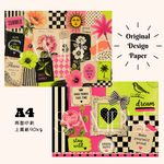 【復刻】A4 デザインぺーパー 10枚 No.86
