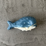 【すりすり石】海の癒し・マッコウクジラのバックチャーム　キーホルダー　ウォーリーストーン　リラックス効果　不安解消　パニック障害　パニック発作　不安障害　抑うつ