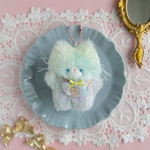 ゆめかわ♡チビチビキーホルダー①ねこの姿